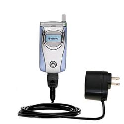 Gomadic Rapid Wall / AC Charger for the Motorola T722i - Brand w/ TipExchange Technology