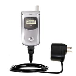 Gomadic Rapid Wall / AC Charger for the Motorola T725e - Brand w/ TipExchange Technology
