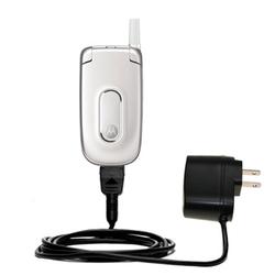 Gomadic Rapid Wall / AC Charger for the Motorola V171 - Brand w/ TipExchange Technology