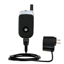 Gomadic Rapid Wall / AC Charger for the Motorola V176 - Brand w/ TipExchange Technology