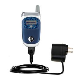 Gomadic Rapid Wall / AC Charger for the Motorola V226 - Brand w/ TipExchange Technology