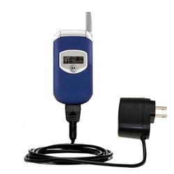 Gomadic Rapid Wall / AC Charger for the Motorola V262 - Brand w/ TipExchange Technology