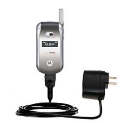 Gomadic Rapid Wall / AC Charger for the Motorola V276 - Brand w/ TipExchange Technology (RTC-0430-06)
