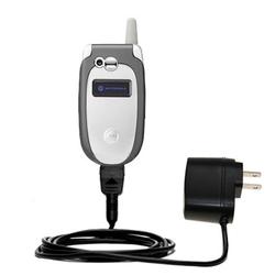 Gomadic Rapid Wall / AC Charger for the Motorola V547 - Brand w/ TipExchange Technology