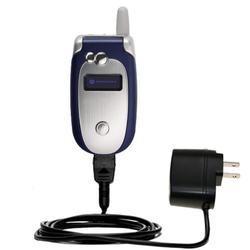 Gomadic Rapid Wall / AC Charger for the Motorola V551 - Brand w/ TipExchange Technology