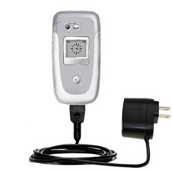 Gomadic Rapid Wall / AC Charger for the Motorola V560 - Brand w/ TipExchange Technology