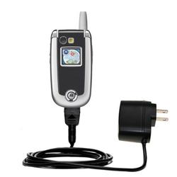 Gomadic Rapid Wall / AC Charger for the Motorola V635 - Brand w/ TipExchange Technology