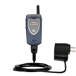 Gomadic Rapid Wall / AC Charger for the Motorola V65p - Brand w/ TipExchange Technology