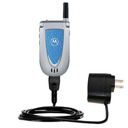 Gomadic Rapid Wall / AC Charger for the Motorola V66 - Brand w/ TipExchange Technology