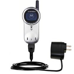 Gomadic Rapid Wall / AC Charger for the Motorola V70 - Brand w/ TipExchange Technology