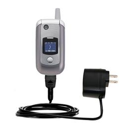 Gomadic Rapid Wall / AC Charger for the Motorola V975 - Brand w/ TipExchange Technology