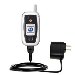 Gomadic Rapid Wall / AC Charger for the Motorola V980 - Brand w/ TipExchange Technology