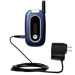 Gomadic Rapid Wall / AC Charger for the Motorola W315 - Brand w/ TipExchange Technology