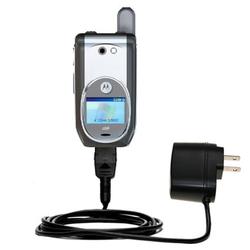Gomadic Rapid Wall / AC Charger for the Motorola i930 - Brand w/ TipExchange Technology