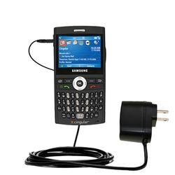 Gomadic Rapid Wall / AC Charger for the Samsung Blackjack II - Brand w/ TipExchange Technology