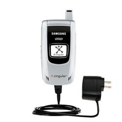 Gomadic Rapid Wall / AC Charger for the Samsung D357 - Brand w/ TipExchange Technology