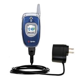 Gomadic Rapid Wall / AC Charger for the Samsung PM-A740 - Brand w/ TipExchange Technology