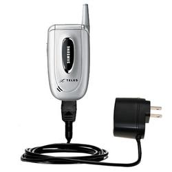 Gomadic Rapid Wall / AC Charger for the Samsung SCH-A650 - Brand w/ TipExchange Technology