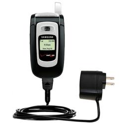 Gomadic Rapid Wall / AC Charger for the Samsung SCH-A850 - Brand w/ TipExchange Technology