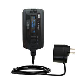 Gomadic Rapid Wall / AC Charger for the Samsung SCH-A930 - Brand w/ TipExchange Technology