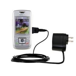 Gomadic Rapid Wall / AC Charger for the Samsung SCH-R400 - Brand w/ TipExchange Technology