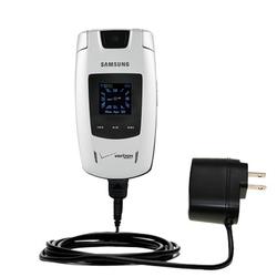 Gomadic Rapid Wall / AC Charger for the Samsung SCH-U540 - Brand w/ TipExchange Technology
