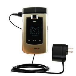 Gomadic Rapid Wall / AC Charger for the Samsung SCH-U740 - Brand w/ TipExchange Technology
