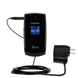 Gomadic Rapid Wall / AC Charger for the Samsung SGH-A517 - Brand w/ TipExchange Technology