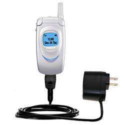Gomadic Rapid Wall / AC Charger for the Samsung SGH-A800 - Brand w/ TipExchange Technology