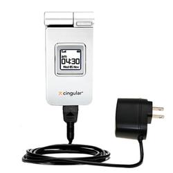 Gomadic Rapid Wall / AC Charger for the Samsung SGH-D307 - Brand w/ TipExchange Technology