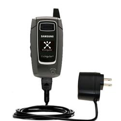 Gomadic Rapid Wall / AC Charger for the Samsung SGH-D407 - Brand w/ TipExchange Technology
