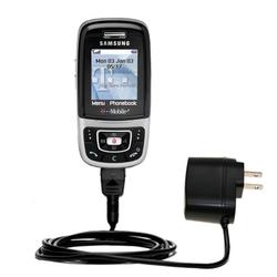 Gomadic Rapid Wall / AC Charger for the Samsung SGH-E635 - Brand w/ TipExchange Technology