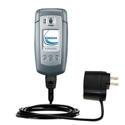 Gomadic Rapid Wall / AC Charger for the Samsung SGH-E770 - Brand w/ TipExchange Technology