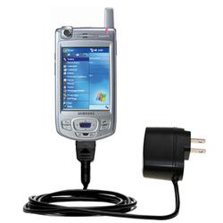 Gomadic Rapid Wall / AC Charger for the Samsung SGH-i700 - Brand w/ TipExchange Technology