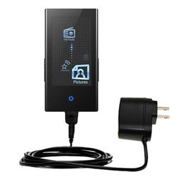 Gomadic Rapid Wall / AC Charger for the Samsung YP-P2JABY - Brand w/ TipExchange Technology