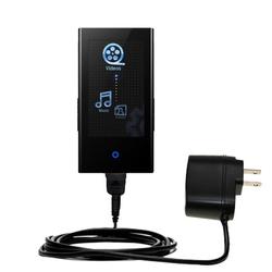 Gomadic Rapid Wall / AC Charger for the Samsung YP-P2QB - Brand w/ TipExchange Technology