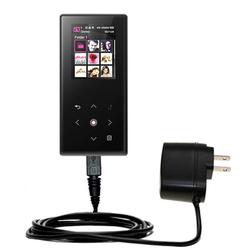 Gomadic Rapid Wall / AC Charger for the Samsung YP-S5 - Brand w/ TipExchange Technology
