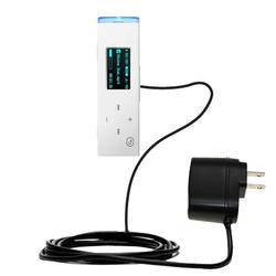 Gomadic Rapid Wall / AC Charger for the Samsung YP-U3JQG - Brand w/ TipExchange Technology