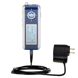 Gomadic Rapid Wall / AC Charger for the Samsung Yepp YP-T6 - Brand w/ TipExchange Technology