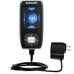 Gomadic Rapid Wall / AC Charger for the Samsung Yepp YP-T9 1GB - Brand w/ TipExchange Technology