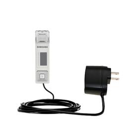 Gomadic Rapid Wall / AC Charger for the Samsung Yepp YP-U1H - Brand w/ TipExchange Technology