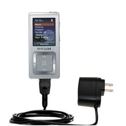Gomadic Rapid Wall / AC Charger for the Samsung Yepp YP-Z5 - Brand w/ TipExchange Technology