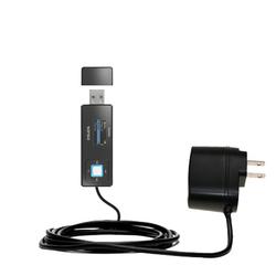 Gomadic Rapid Wall / AC Charger for the Sandisk Sansa Express - Brand w/ TipExchange Technology