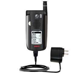 Gomadic Rapid Wall / AC Charger for the Sanyo MVP EV-DO - Brand w/ TipExchange Technology