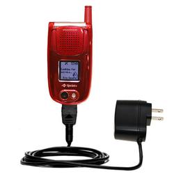 Gomadic Rapid Wall / AC Charger for the Sanyo PM-8200 - Brand w/ TipExchange Technology