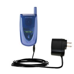 Gomadic Rapid Wall / AC Charger for the Sanyo SCP-2300 - Brand w/ TipExchange Technology