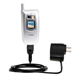 Gomadic Rapid Wall / AC Charger for the Sanyo SCP-5300 - Brand w/ TipExchange Technology