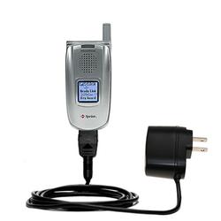 Gomadic Rapid Wall / AC Charger for the Sanyo SCP-5400 - Brand w/ TipExchange Technology