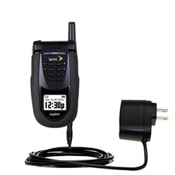 Gomadic Rapid Wall / AC Charger for the Sanyo SCP-7050 - Brand w/ TipExchange Technology
