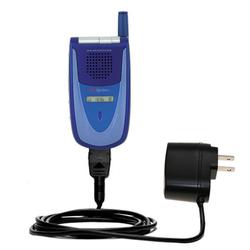 Gomadic Rapid Wall / AC Charger for the Sanyo VI-2300 - Brand w/ TipExchange Technology